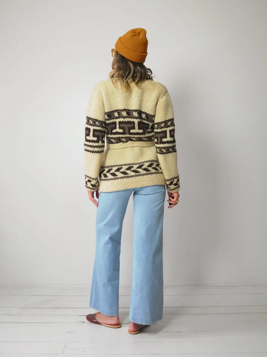 1960's Hand Knit "Marilyn" Cardigan