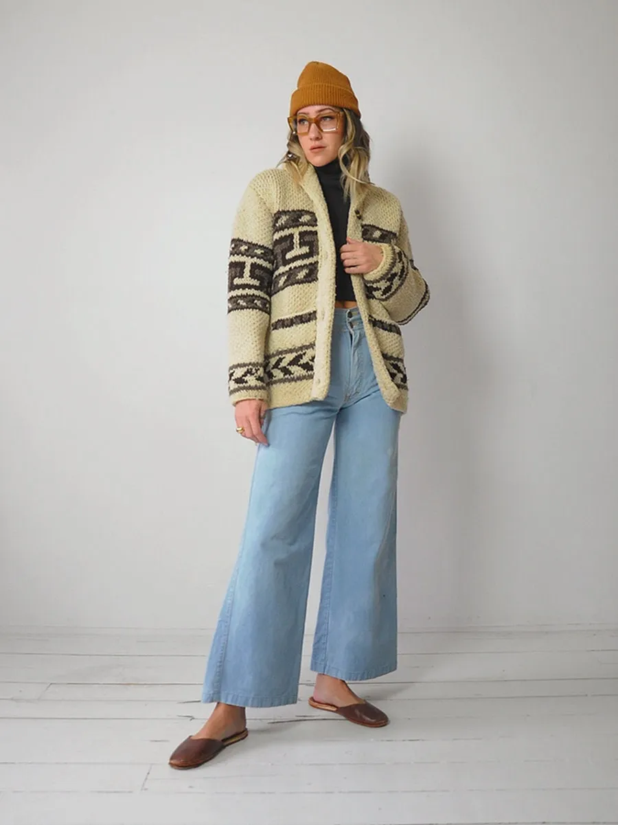 1960's Hand Knit "Marilyn" Cardigan