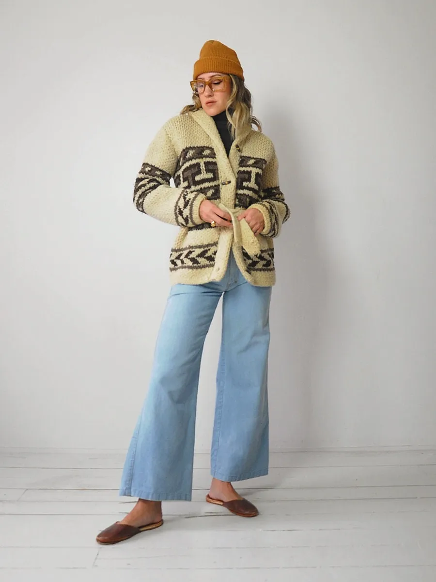 1960's Hand Knit "Marilyn" Cardigan