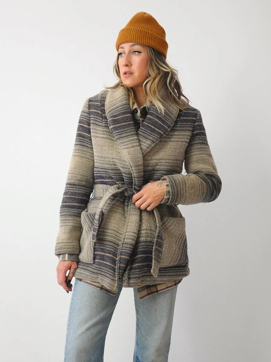 1960's Striped Knit Cardigan