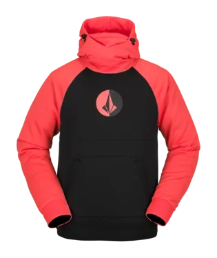 22/23 Volcom Hydro Riding Hoodie Orange Shock