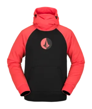 22/23 Volcom Hydro Riding Hoodie Orange Shock