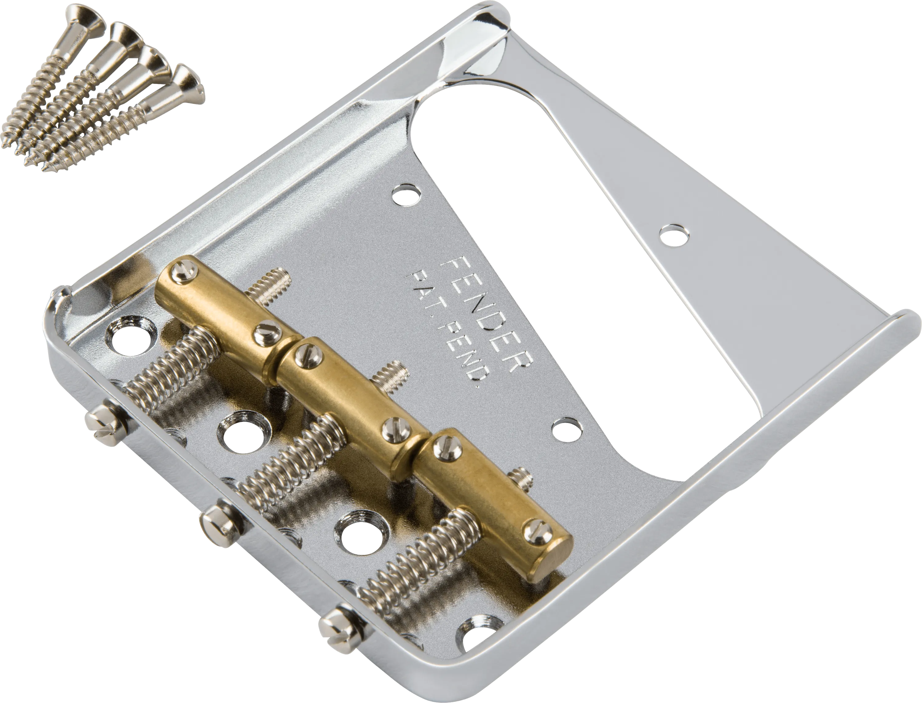 3-Saddle American Vintage Telecaster® Bridge Assembly (Chrome)