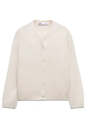 3/4 Length Sleeve Knit Cardigan