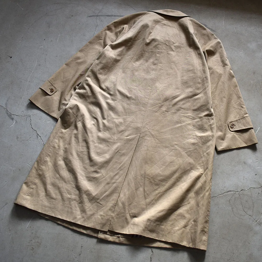 80's Aquascutum クラブチェック ステンカラーコート 英国製 231213