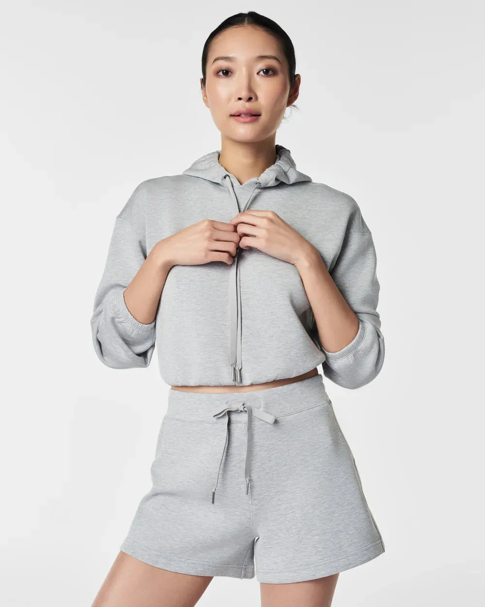 Airessentials Cinched Hoodie- Grey