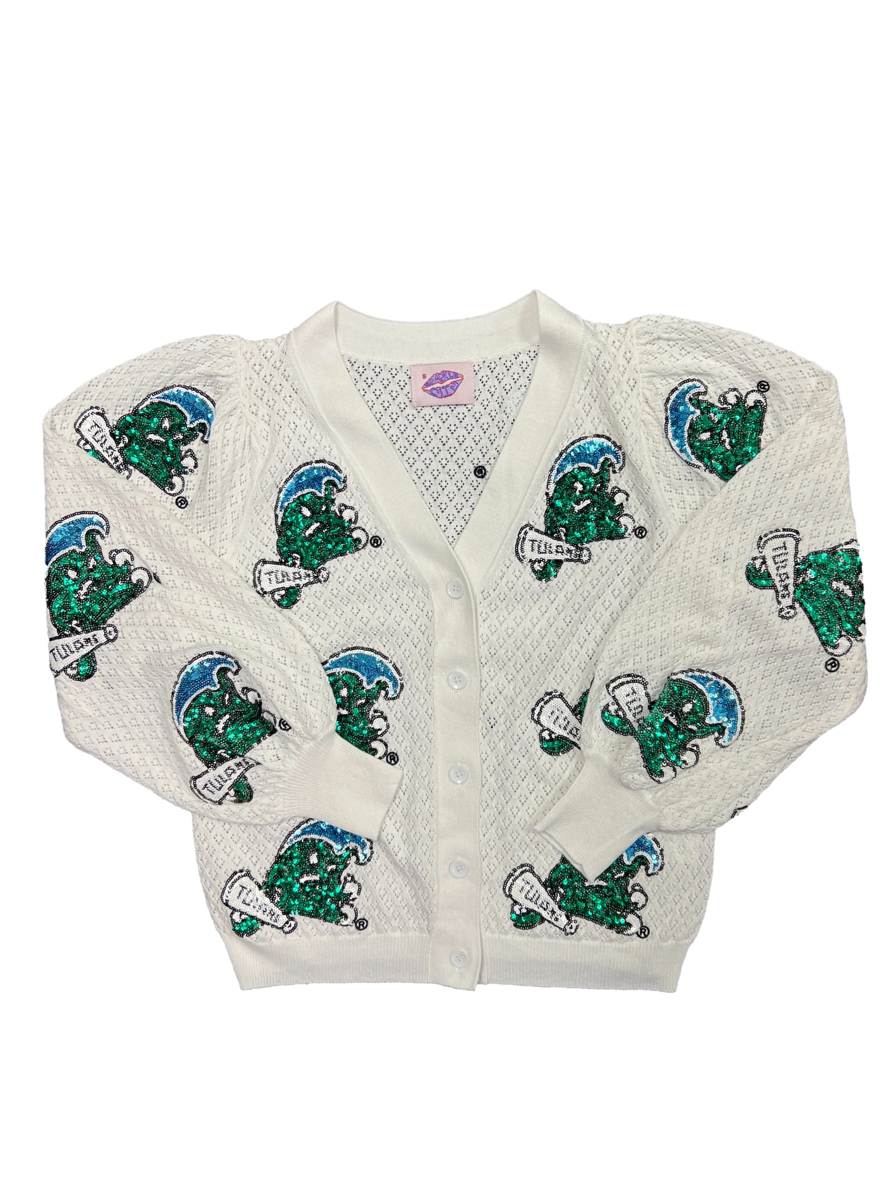 Angry Wave Puff Cardigan