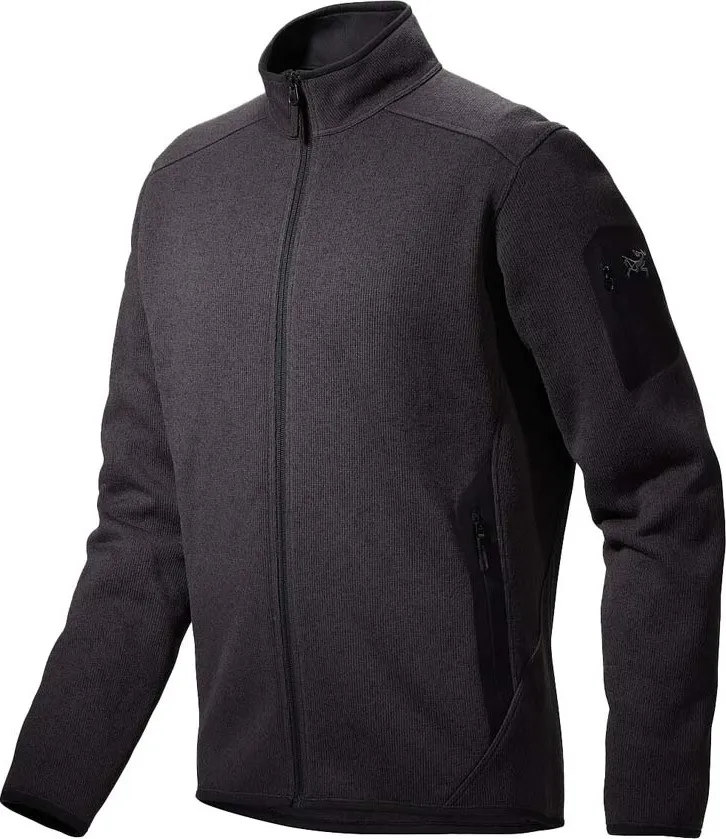 Arc&#x27;teryx Men&#x27;s Covert Cardigan Black Heather II | Buy Arc&#x27;teryx Men&#x27;s Covert Cardigan Black Heather II here | Outnorth