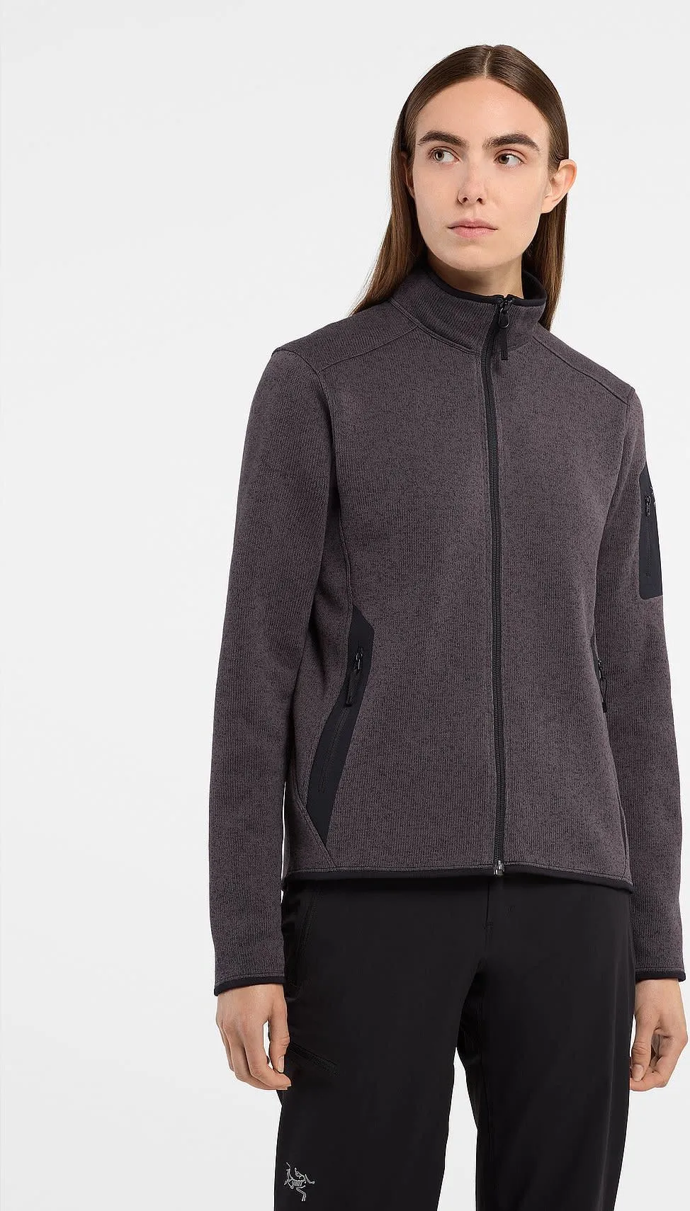 Arc&#x27;teryx Women&#x27;s Covert Cardigan Black Heather | Buy Arc&#x27;teryx Women&#x27;s Covert Cardigan Black Heather here | Outnorth