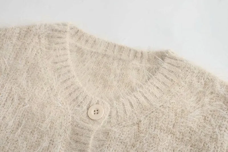 autumn row buttoned-down women's cardigan  1365
