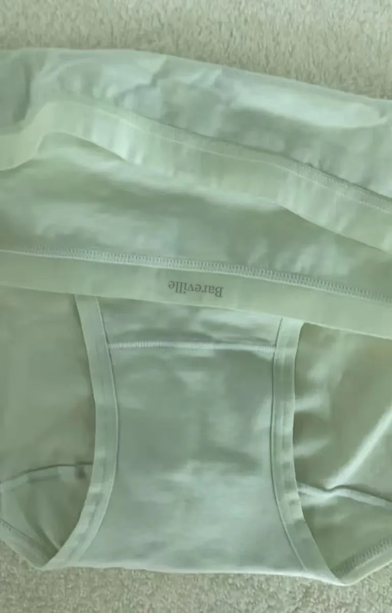 Bareville underwear, women's high waisted cotton underwear, soft and breathable underwear