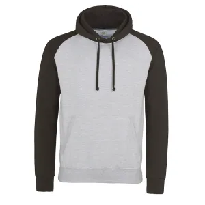 Baseball Hoodie | HEATHER GREY/JET BLACK