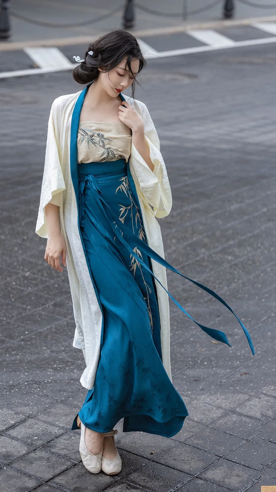 Blue Moon Modern Song Style Hanfu