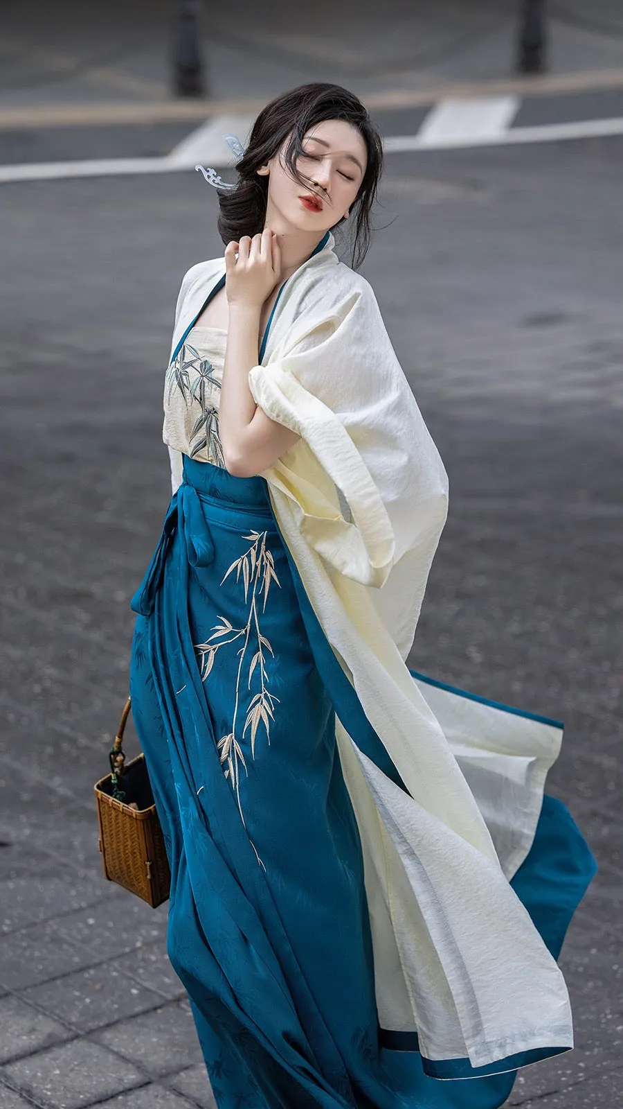 Blue Moon Modern Song Style Hanfu
