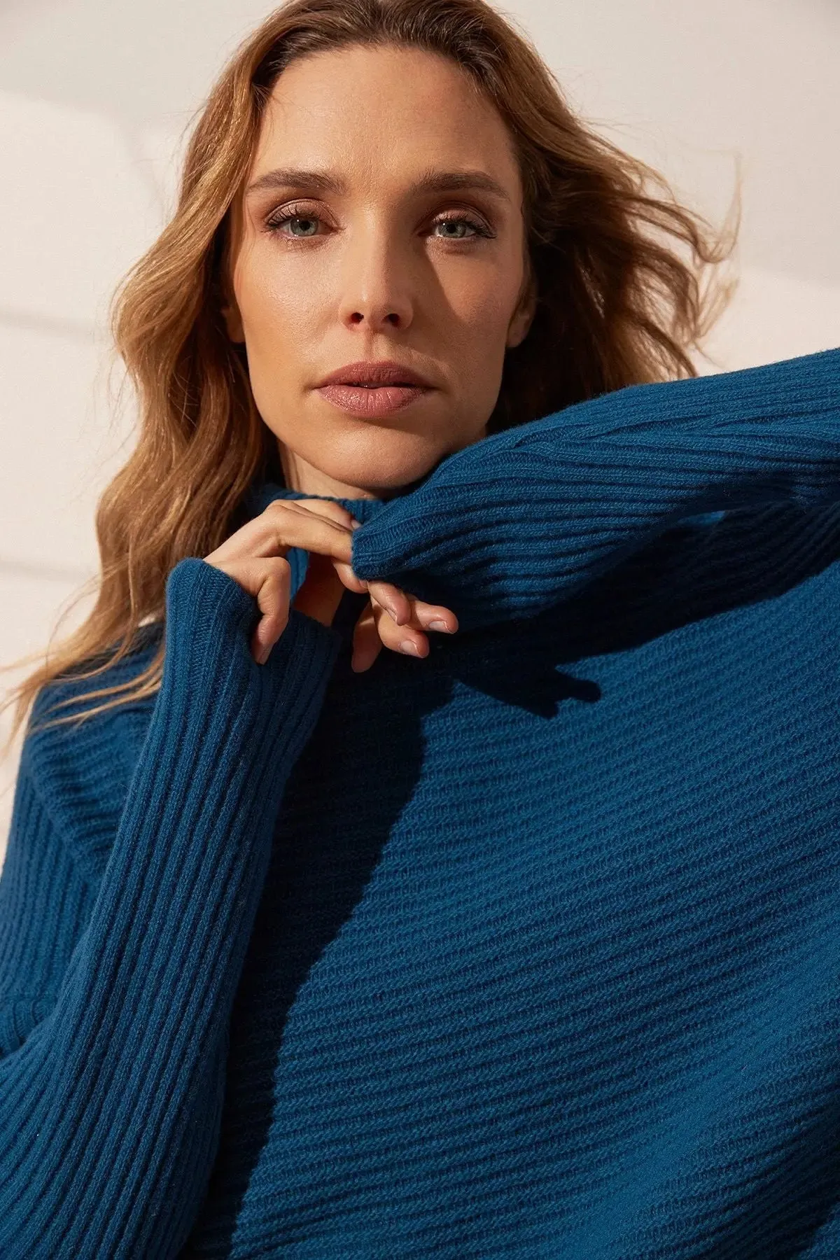 Blue Wool Fabiana Women's Sweater