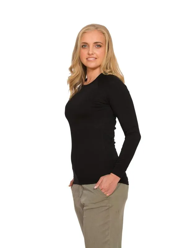 Brass Monkey Merino Long Sleeve Crew Womens