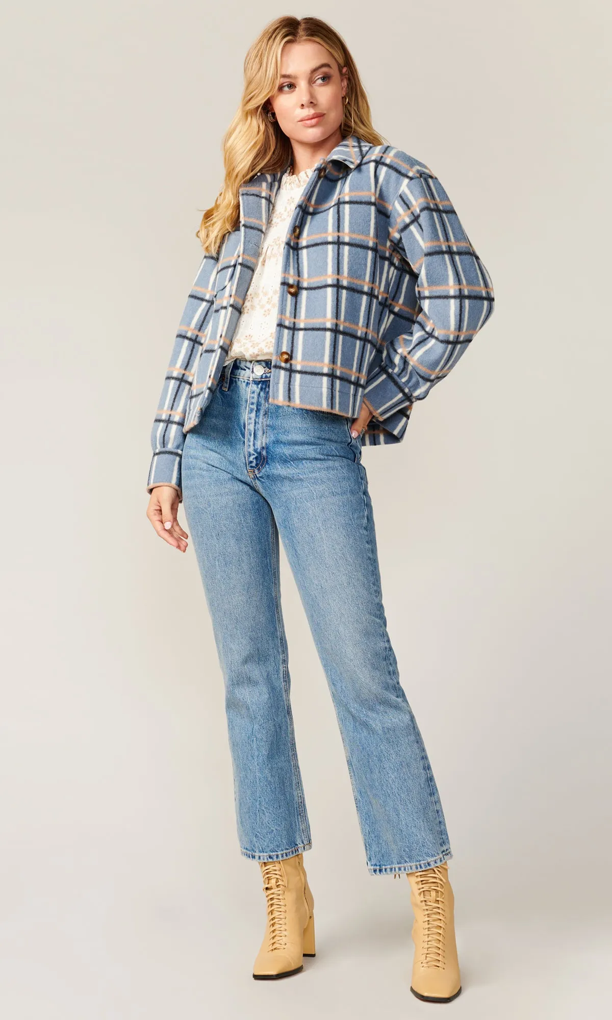 Britta Windowpane Jacket - FINAL SALE