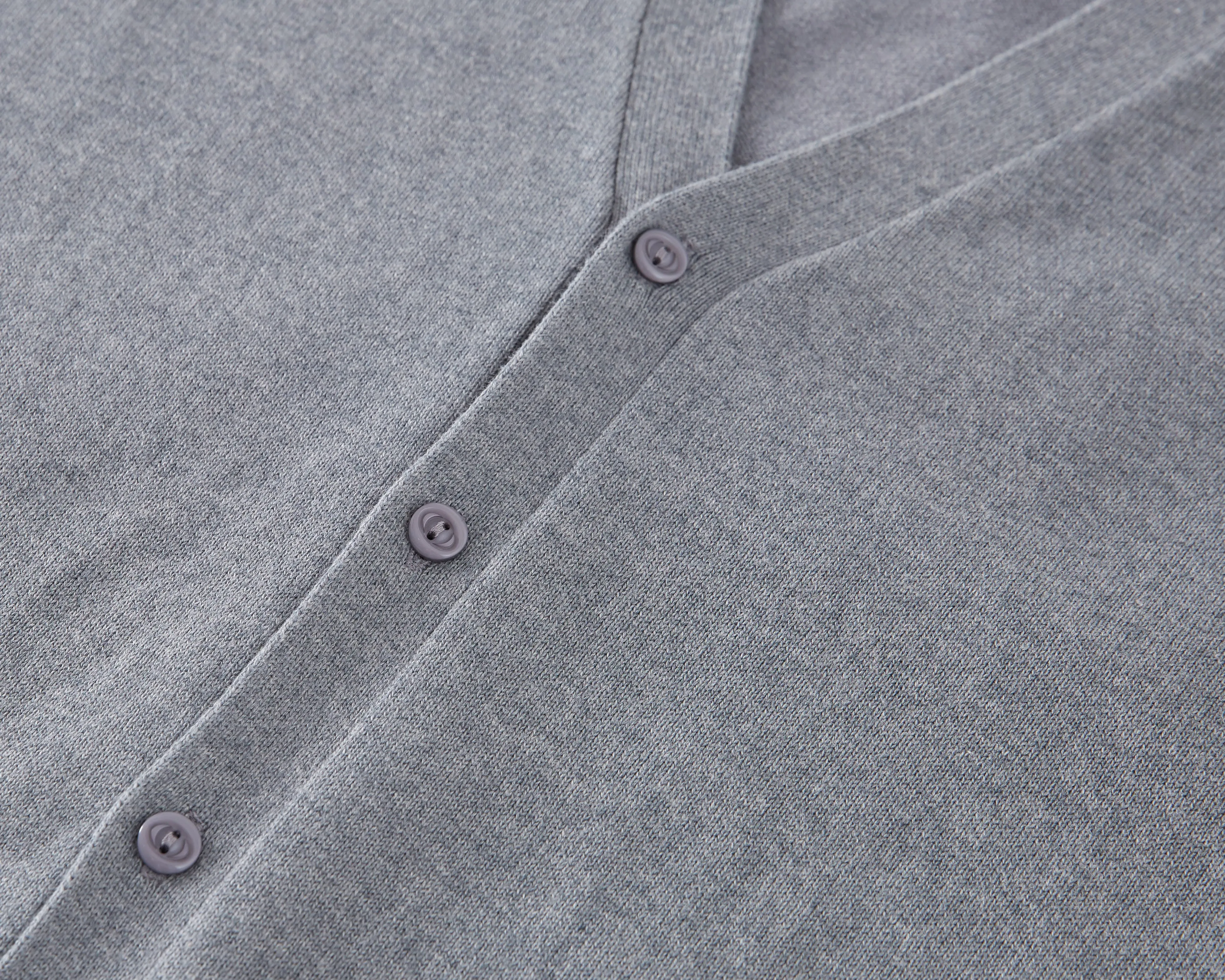 Button Up V Neck Cardigan