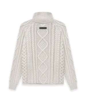 CABLE KNIT TURTLENECK