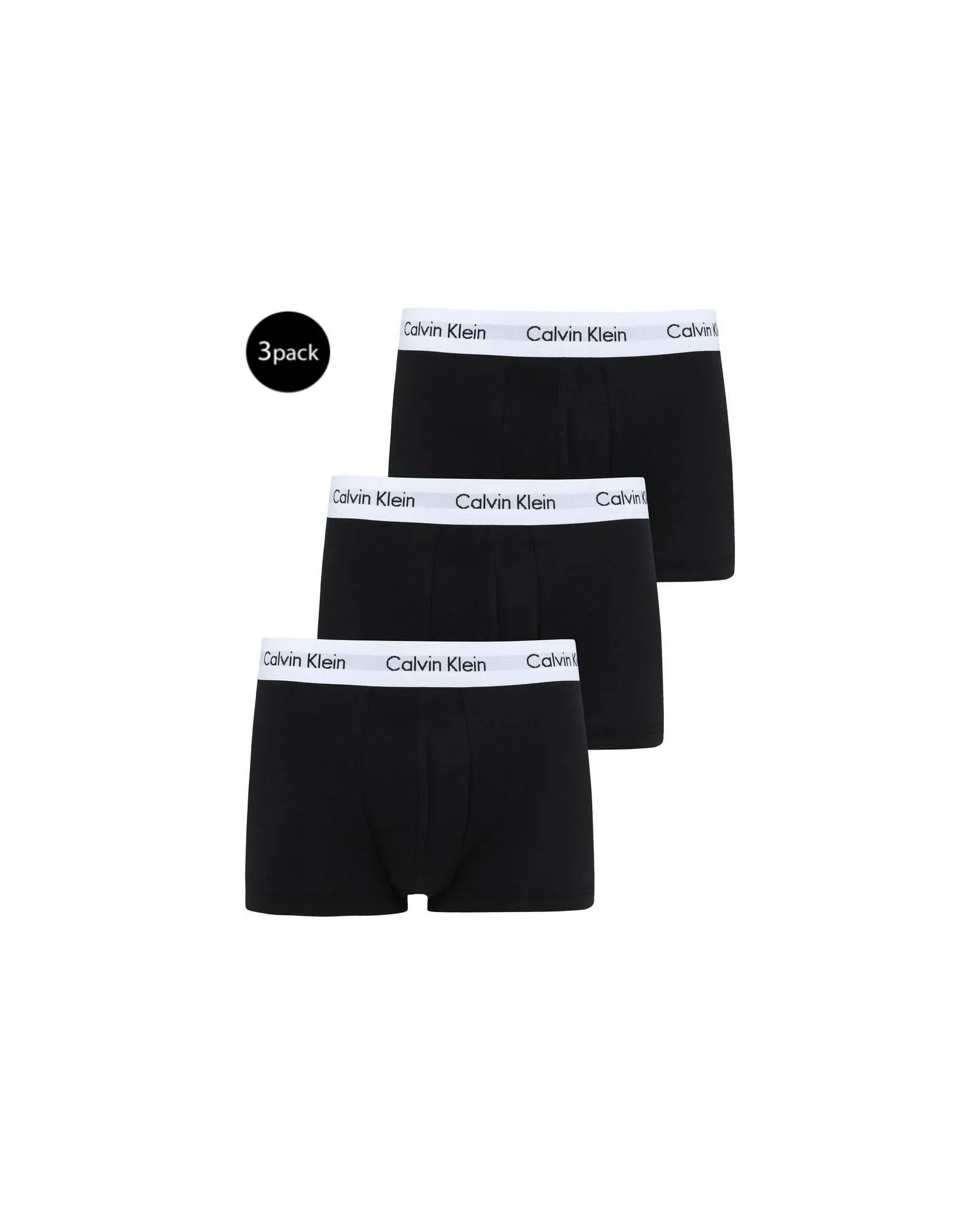 Calvin Klein Underwear Calvin Klein Mens Cotton Stretch Boxer Briefs 3-Pack Underwear Black