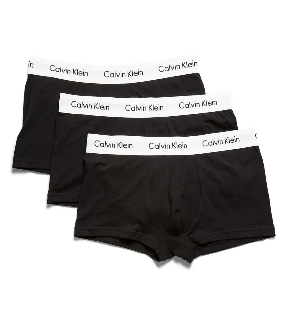 Calvin Klein Underwear Calvin Klein Mens Cotton Stretch Boxer Briefs 3-Pack Underwear Black