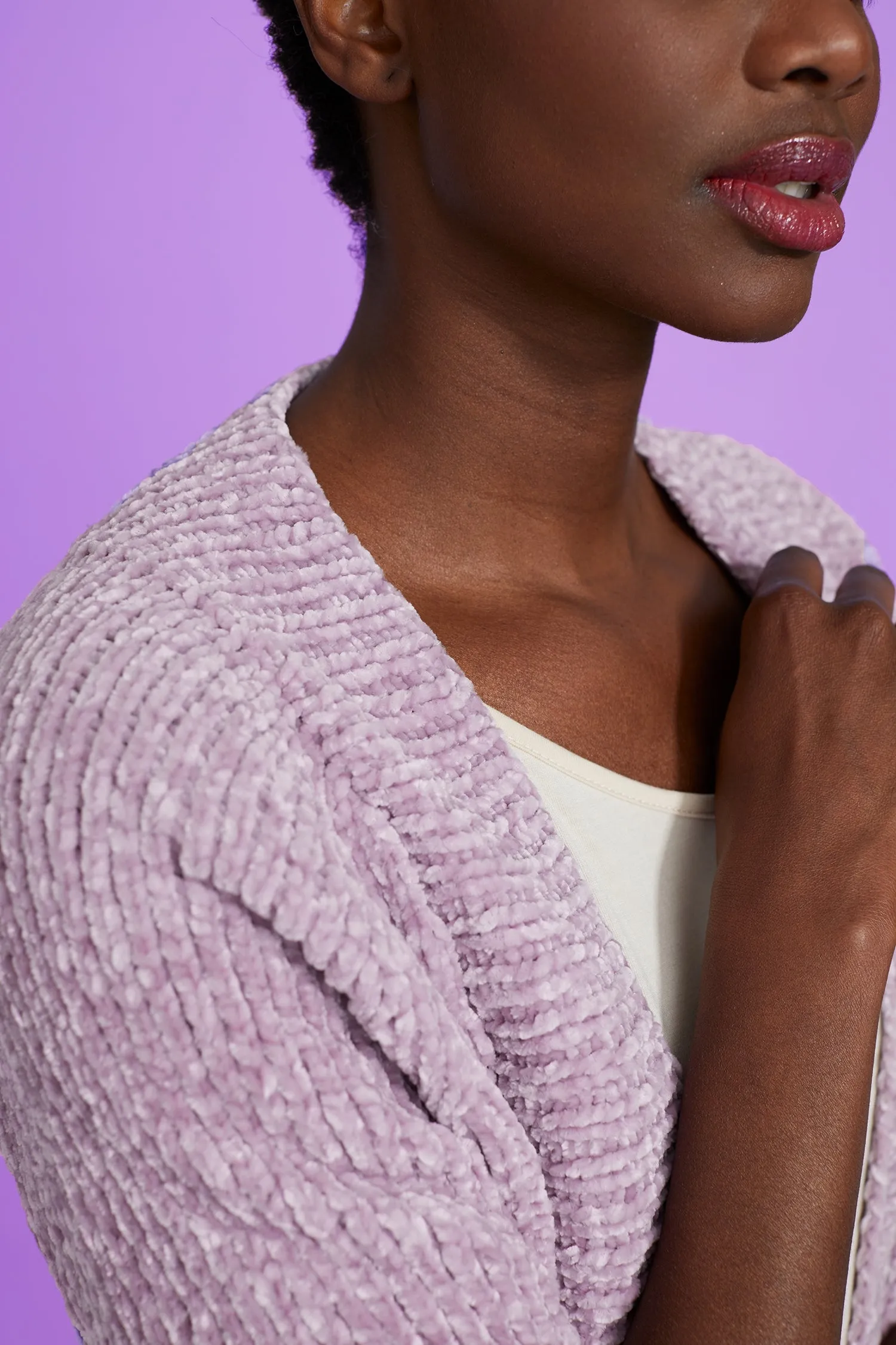 Camb Cropped Cardigan (Knit)