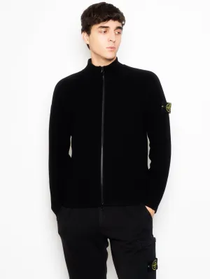 Cardigan a Coste Nero
