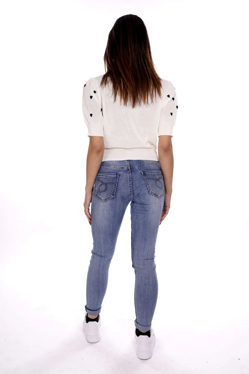 Cardigan Bianco Da Donna