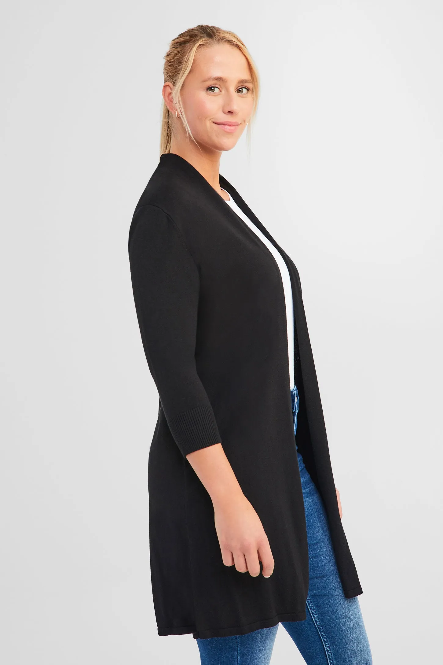 Cardigan en maille fine - Femme