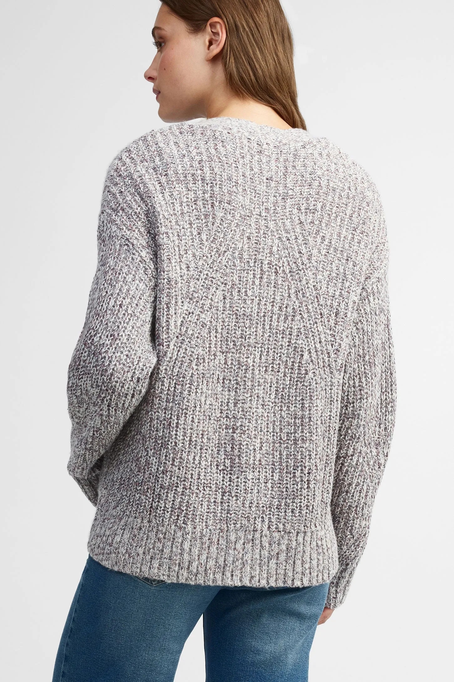 Cardigan tricot ample - Femme