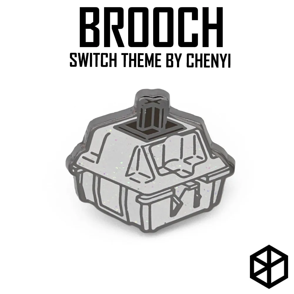 Chenyi Keyboard Switch Cheme Brooch Pin Cardigan Shirt Shawl Pin cherry switch red blue black brown