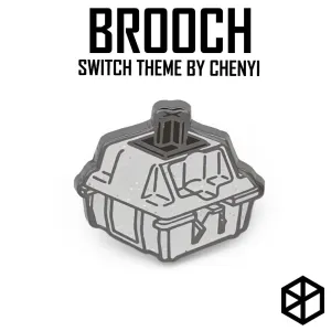 Chenyi Keyboard Switch Cheme Brooch Pin Cardigan Shirt Shawl Pin cherry switch red blue black brown