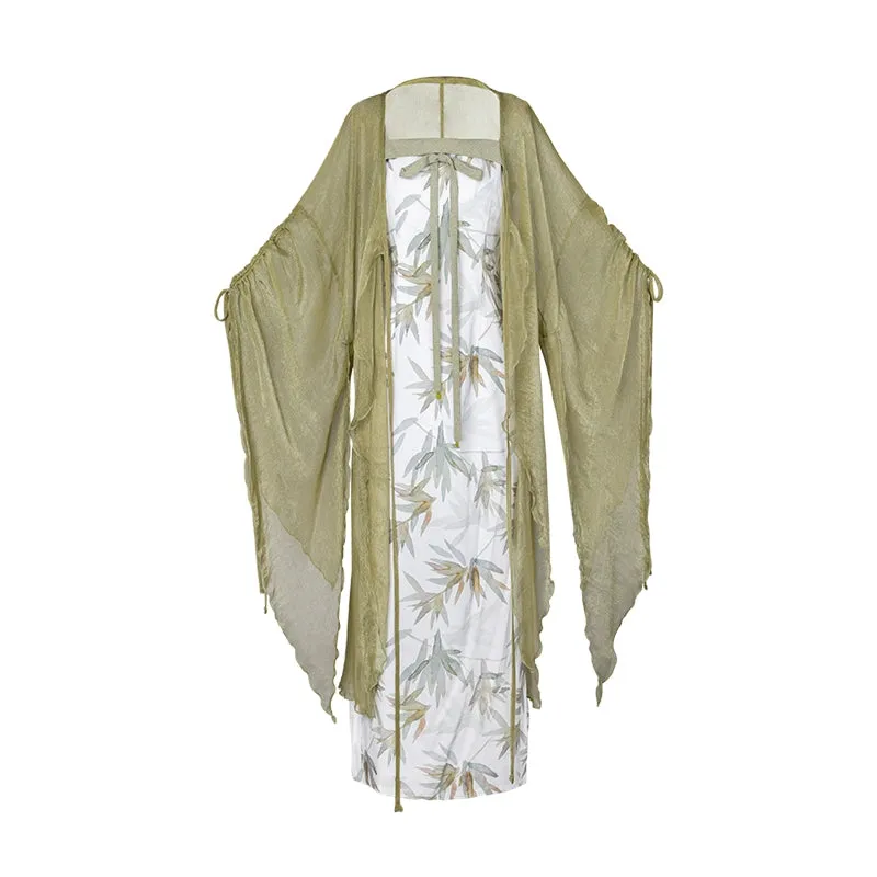 Cheongsam x Neo-Chinese Style: Rustling Bamboo 风间竹 (Preorder)