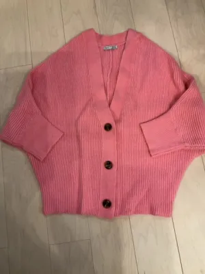 {{ClientCode}} PINK DEX CARDIGAN, XS