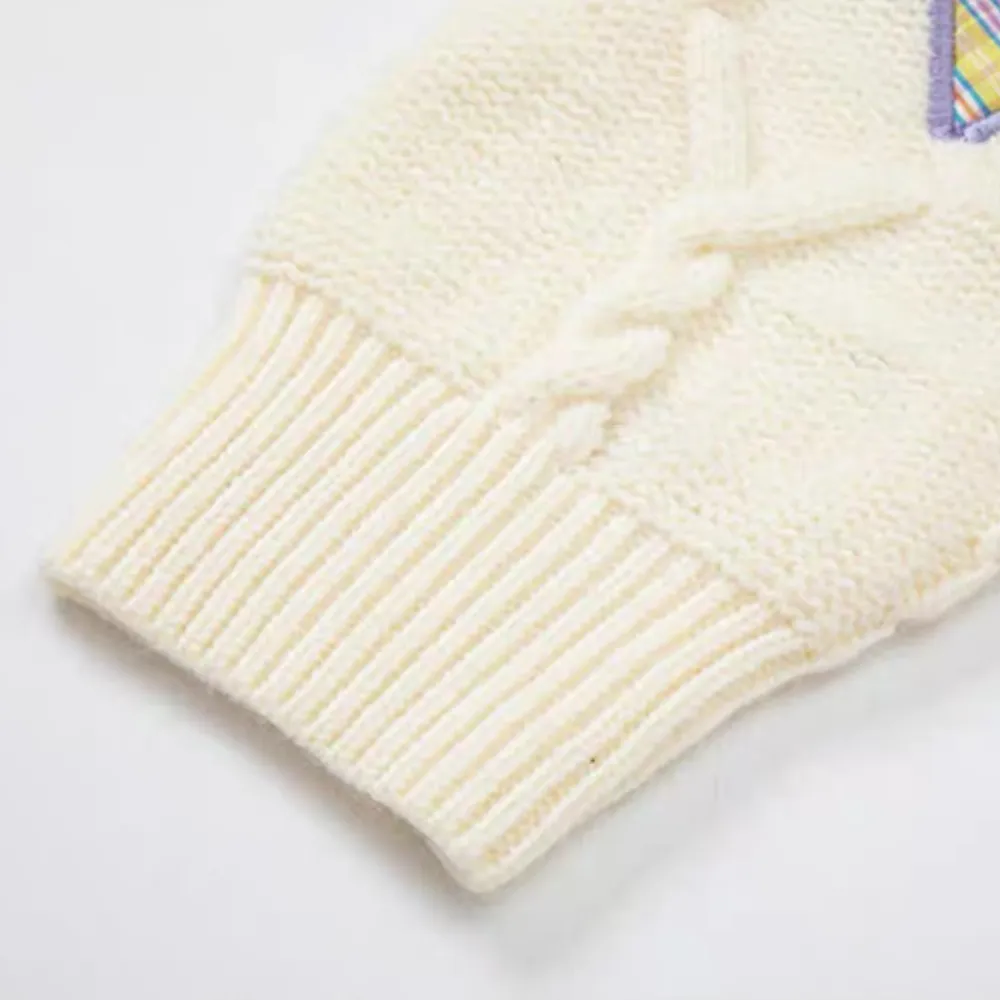 “Colourful Pentagrams”Cardigan