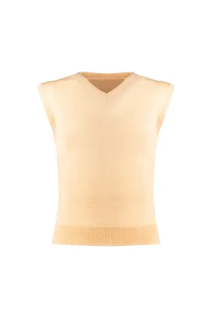 Cream Wool Vest