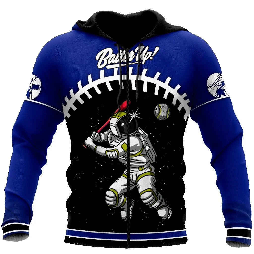 Customize Name & Number Astronaut Baseball Sweatshirt Hoodie Christmas Shirts For Men And Women