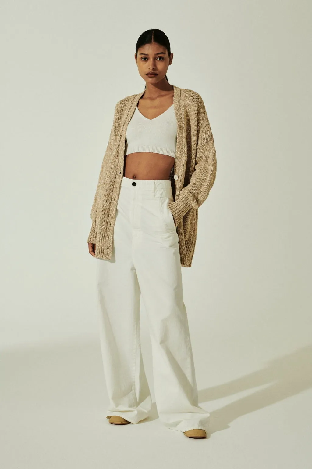 DIC090 MAXI CARDIGAN SOFT MOULINE