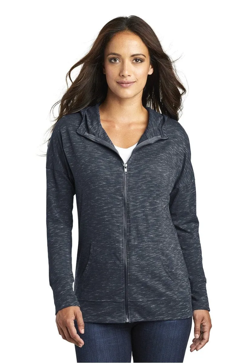 District DT665: Women's Medal Full-Zip Hoodie