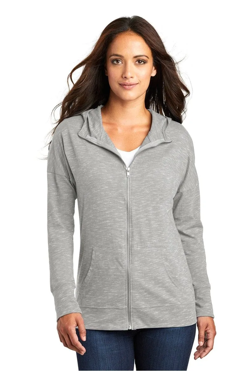 District DT665: Women's Medal Full-Zip Hoodie