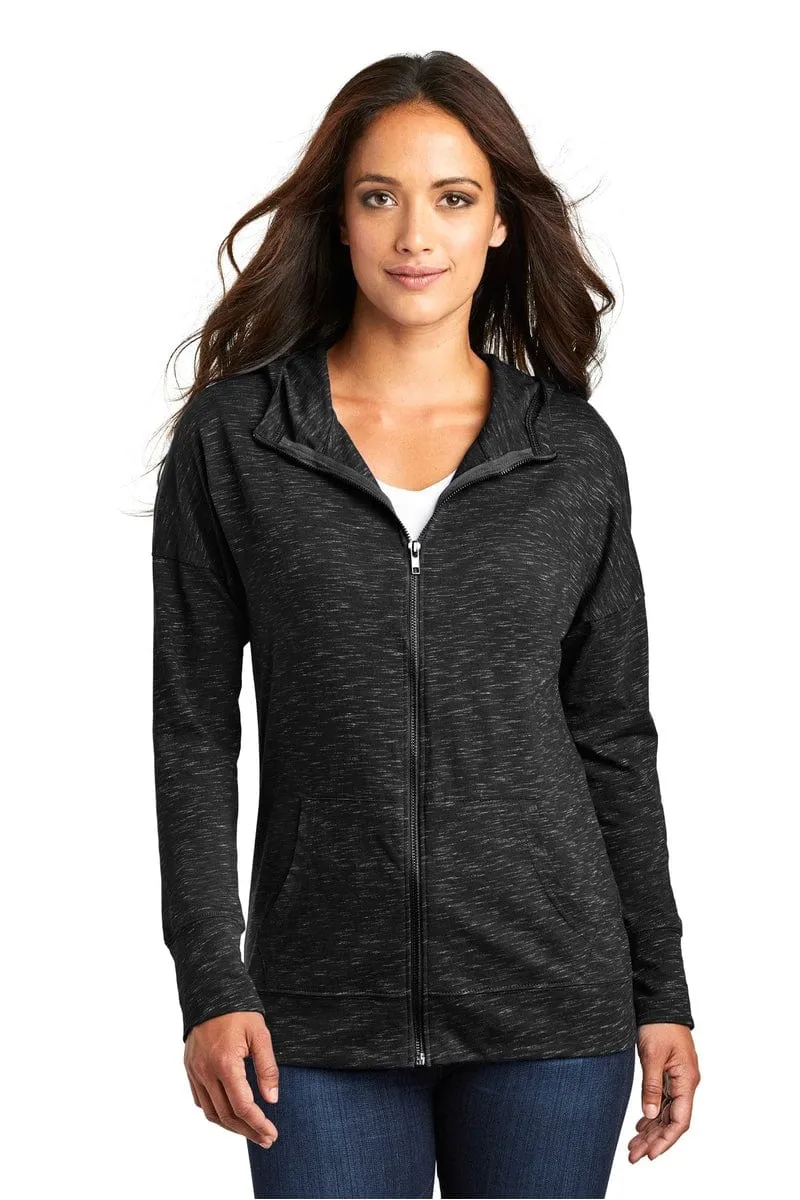 District DT665: Women's Medal Full-Zip Hoodie