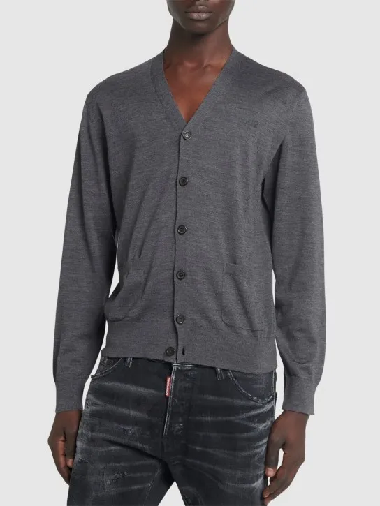 Dsquared2   Knit wool cardigan 