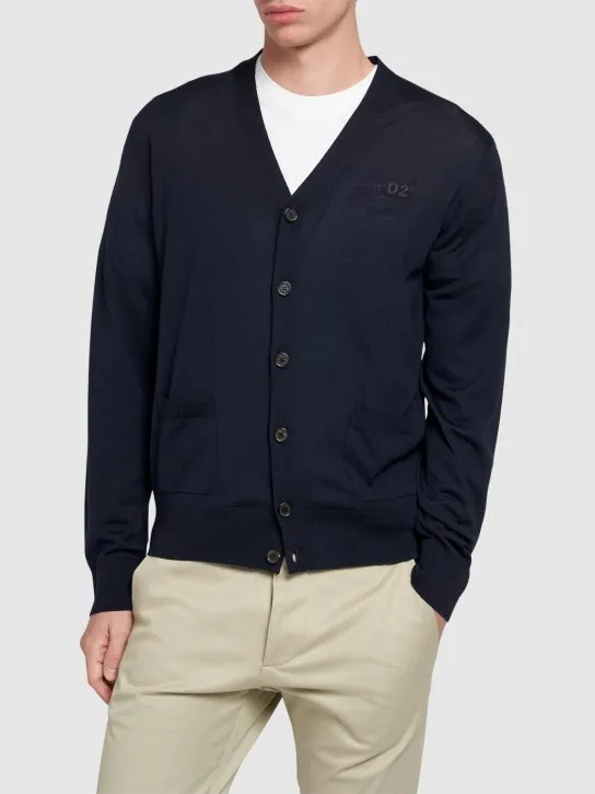 Dsquared2   Knit wool cardigan 