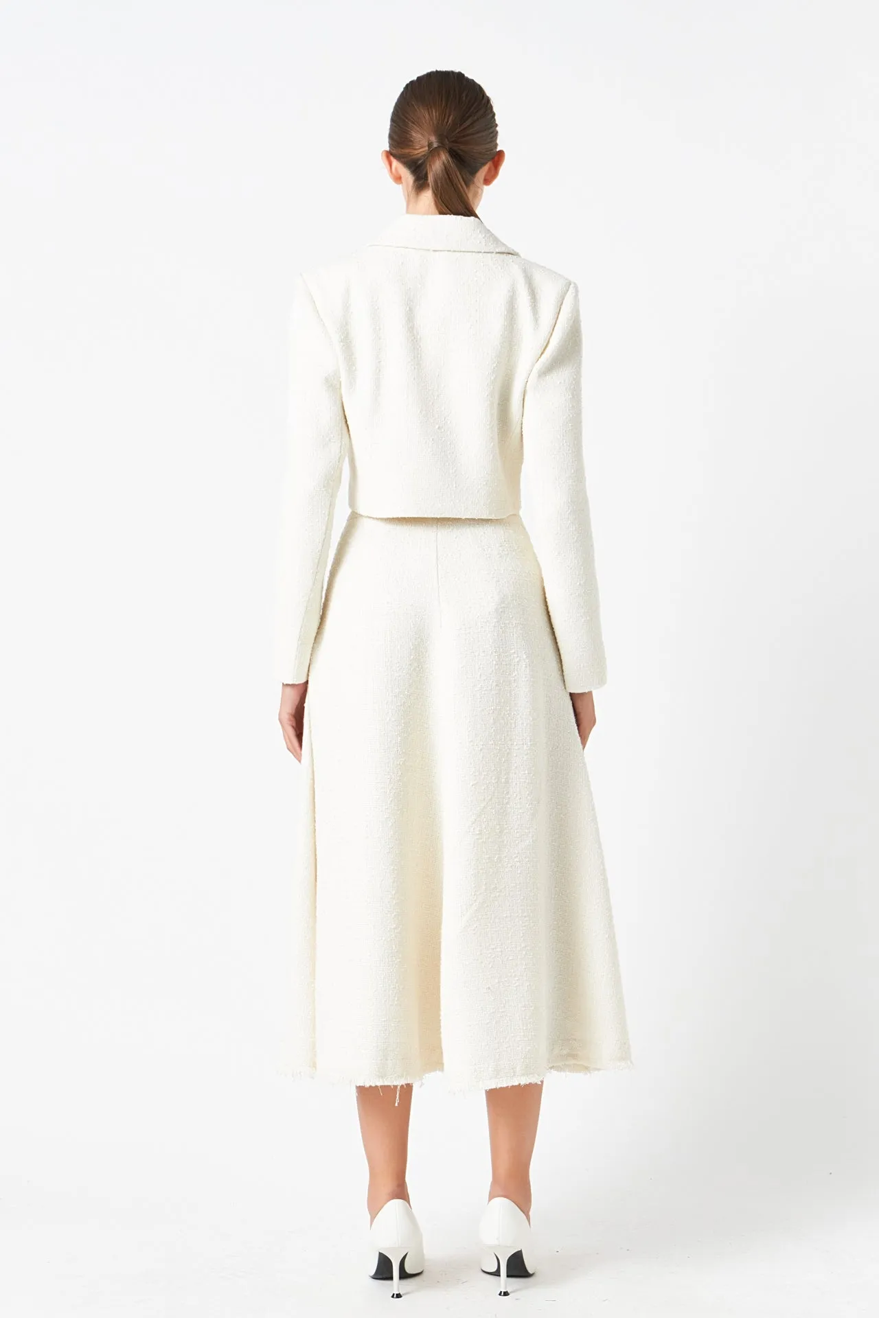 Endless Rose - Textured Cropped Jacket