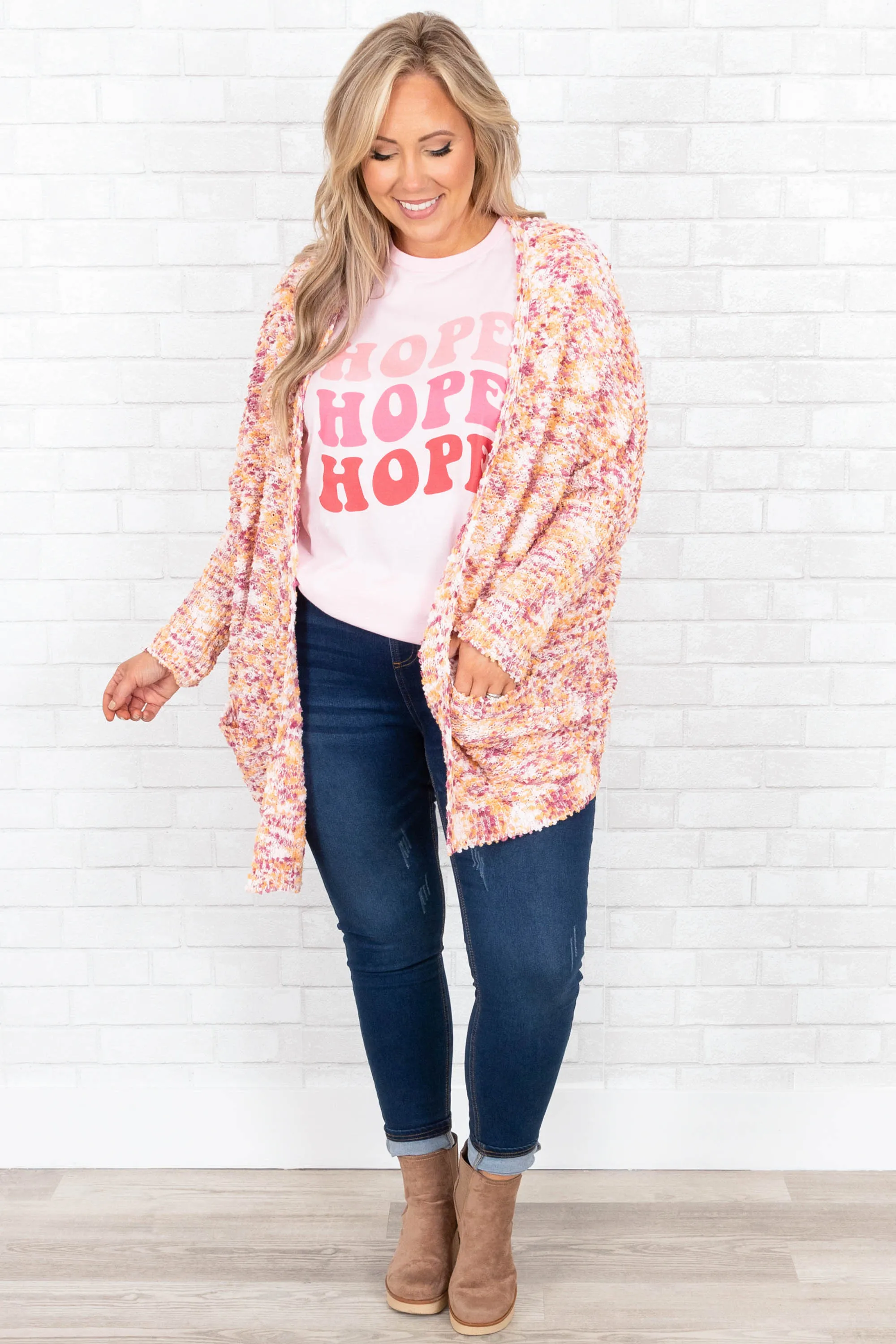 Fan Of Yours Cardigan, Mauve