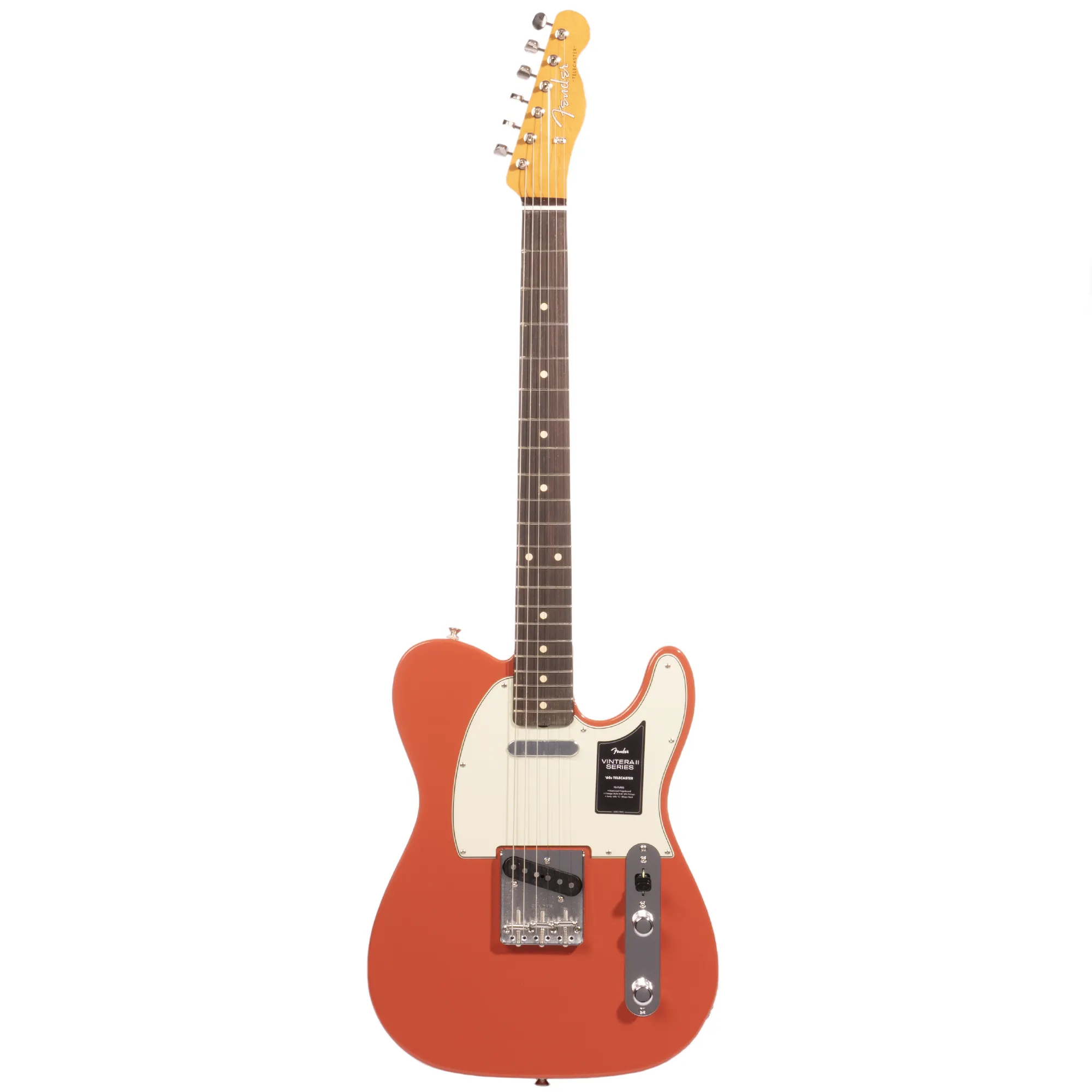 Fender Vintera II ‘60s Telecaster Electric Guitar, Rosewood Fingerboard, Fiesta Red