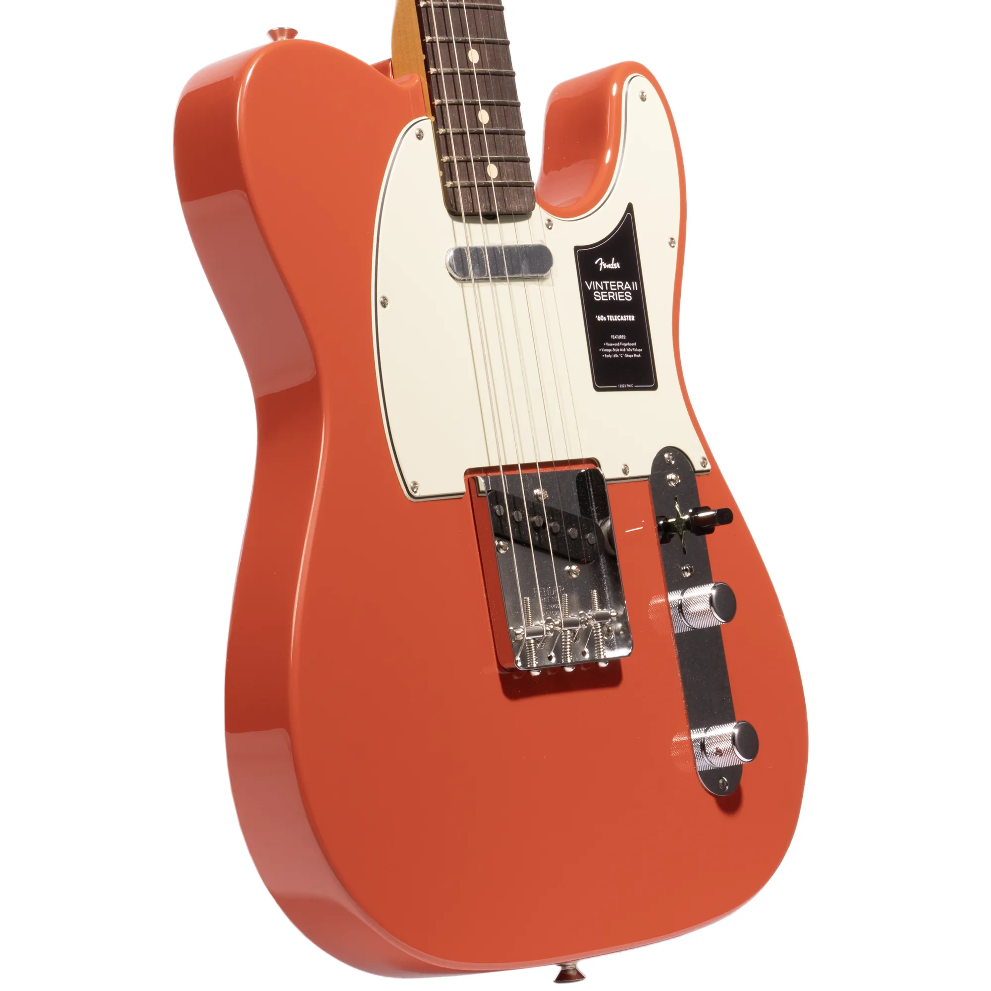 Fender Vintera II ‘60s Telecaster Electric Guitar, Rosewood Fingerboard, Fiesta Red