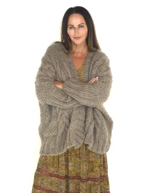 Flagermus Cardigan strikkekit