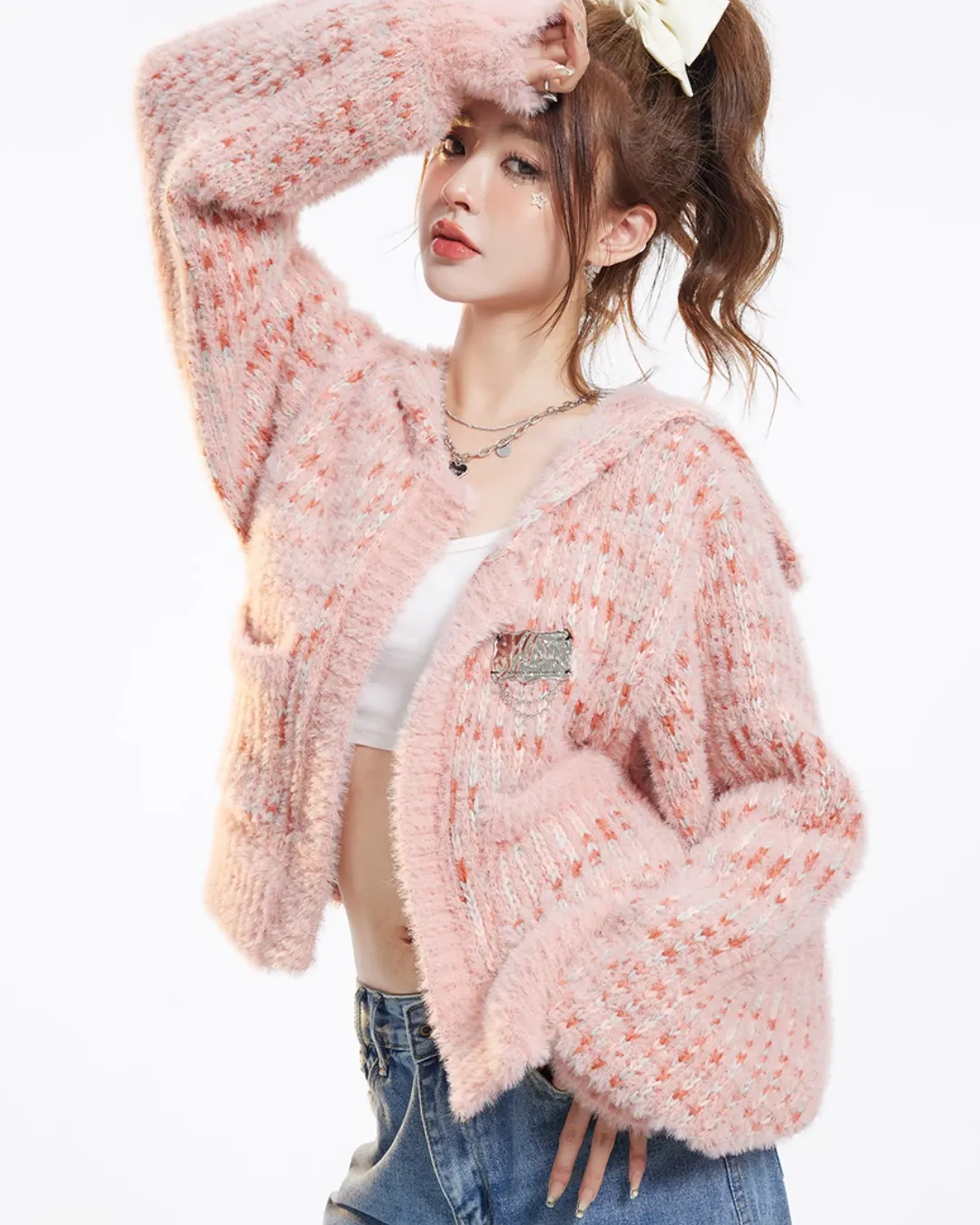 Fuzzy Tiger Cardigan