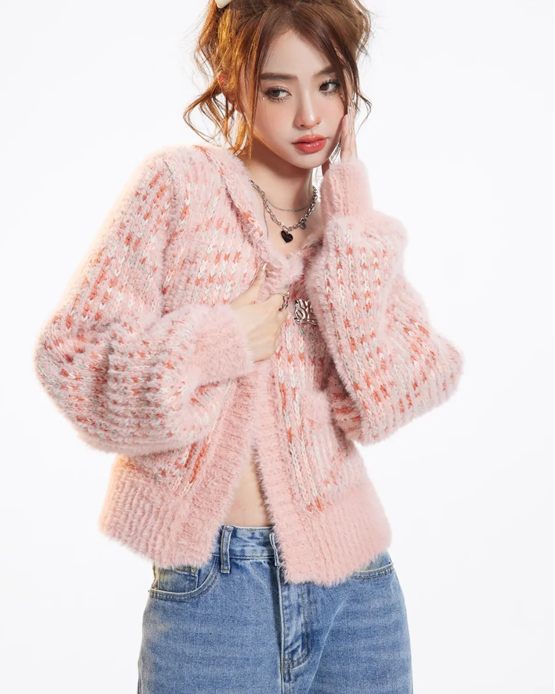 Fuzzy Tiger Cardigan
